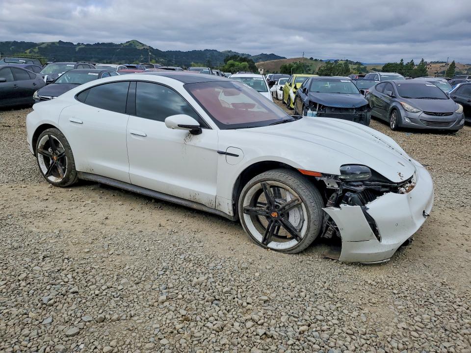 2020 Porsche Taycan VIN WP0AC2Y15LSA71226 COPART salvage auction — FRONT END, Salvage Title, sold $26,000 on 2026-08-13 (photo 4)