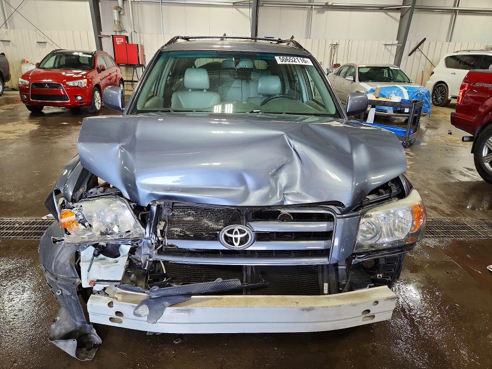 2007 Toyota Highlander VIN JTEEP21A170190806 COPART salvage auction — FRONT END, Mn - Cert Of Title-Prior Salvage, sold $575 on 2026-07-14 (photo 5)