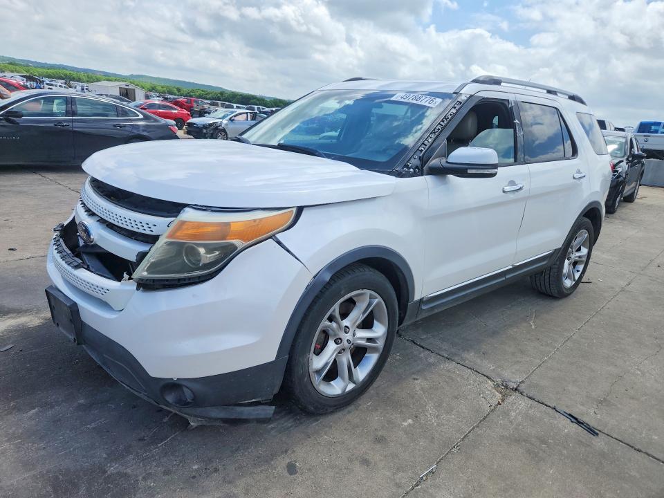2013 Ford Explorer VIN 1FM5K7F85DGC92419 COPART salvage auction — FRONT END, Tx - Certificate Of Title, sold $525 on 2026-07-02 (photo 1)