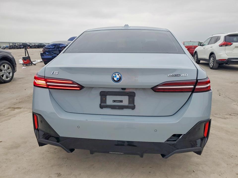 2024 BMW I5 VIN WBY33FK0XRCS21152 COPART salvage auction — REAR END, Tx - Salvage Vehicle Title, sold $30,750 on 2026-07-09 (photo 6)