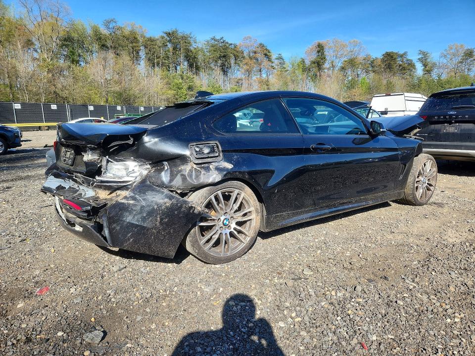 2015 BMW 4er VIN WBA3N7C54FK224509 COPART salvage auction — FRONT END, Id - Salvage Certificate Of Title, sold $275 on 2026-08-04 (photo 3)