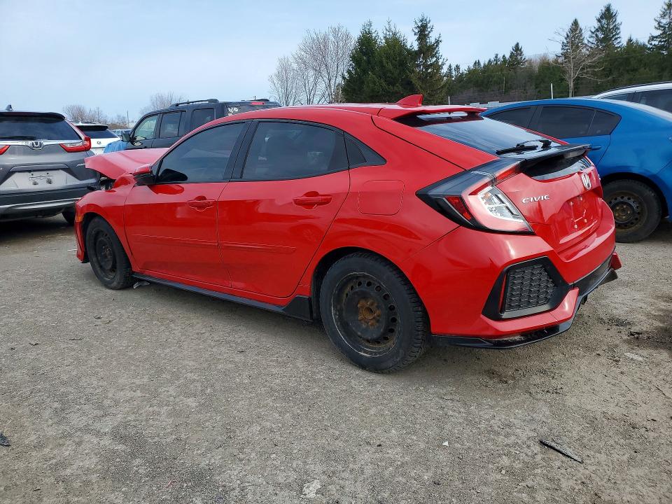 2018 Honda Civic VIN SHHFK7H90JU302213 COPART salvage auction — FRONT END, On - Permit Salvage, sold $2,300 on 2026-07-28 (photo 2)