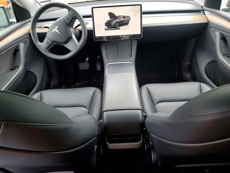 2025 Tesla Model y VIN 7SAYGDEE6SA361344 COPART salvage auction — FRONT END, Nj - Cert Of Title-Salvage, sold $12,300 on 2026-07-14 (photo 8)