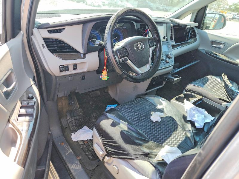 2015 Toyota Sienna VIN 5TDYK3DC5FS537715 COPART salvage auction — FRONT END, Nj - Cert Of Title-Salvage, sold $1,600 on 2026-07-22 (photo 8)