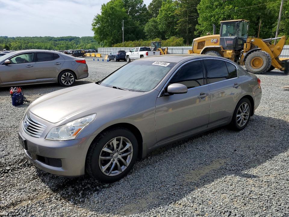 2008 Infiniti G35 VIN JNKBV61F08M259641 COPART salvage auction — SIDE, Nc - Salvage Certificate Of Title, sold $1,150 on 2026-07-02 (photo 1)