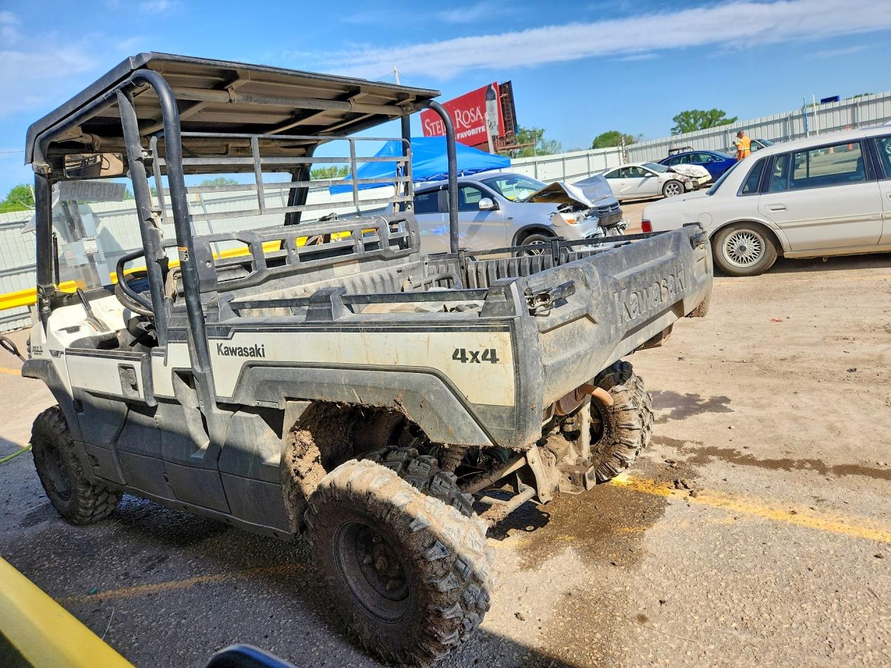 2023 Kawasaki KAF820 VIN JKBAFSF1XPB513646 COPART salvage auction — Front End, KS - CERT OF TITLE-NON HIGHWAY, sold $3,950 on 2026-07-05 (photo 2)