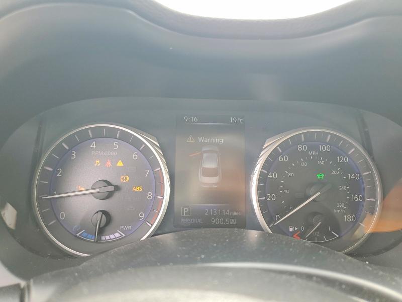 2014 Infiniti Q50 VIN JN1AV7ARXEM700784 COPART salvage auction — FRONT END, Il - Salvage Certificate, sold $575 on 2026-07-14 (photo 9)