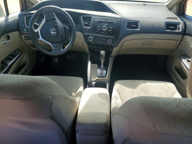 2015 Honda Civic VIN 19XFB2F54FE119852 COPART salvage auction — FRONT END, Nc - Salvage Certificate Of Title, sold $2,100 on 2026-07-06 (photo 8)