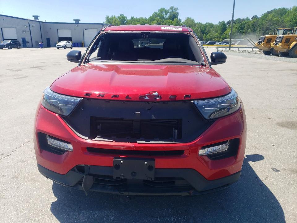 2022 Ford Explorer VIN 1FM5K7GC8NGB07350 COPART salvage auction — FRONT END, Nc - Salvage Certificate Of Title, sold $1,100 on 2026-07-09 (photo 5)