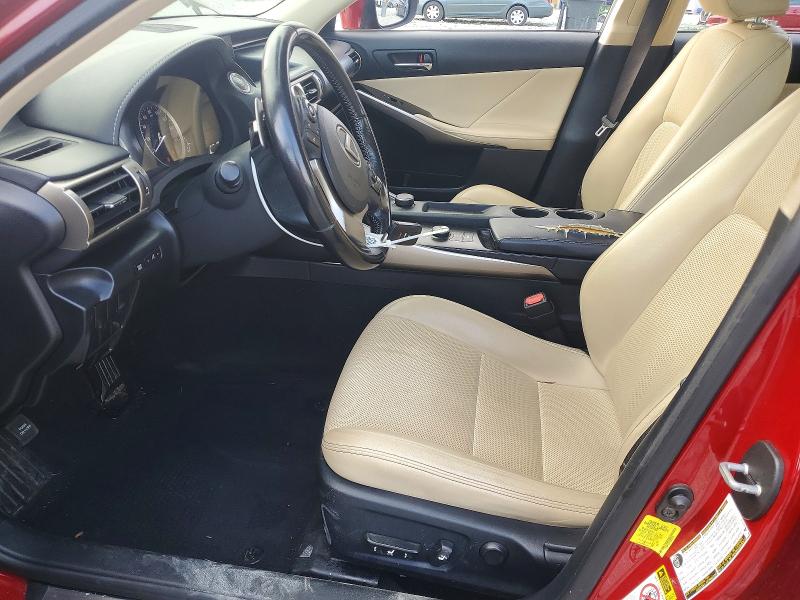 2015 Lexus Is 250 VIN JTHBF1D27F5075376 COPART salvage auction — FRONT END, NC - SALVAGE CERTIFICATE OF TITLE, sold $2,000 on 2026-07-29 (photo 7)
