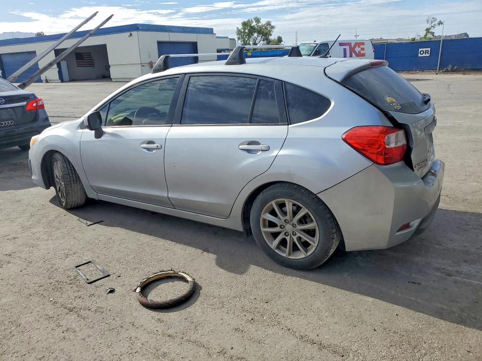 2012 Subaru Impreza VIN JF1GPAB64CH244179 COPART salvage auction — REAR END, Tx - Salvage Vehicle Title, sold $350 on 2026-07-10 (photo 2)