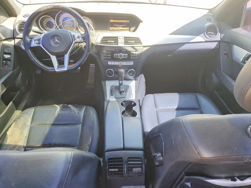 2012 Mercedes-benz C-klasse VIN WDDGF4HB3CR227425 COPART salvage auction — FRONT END, Tx - Dis/Dlr/Exp Only Salvage Title, sold $650 on 2026-07-08 (photo 8)