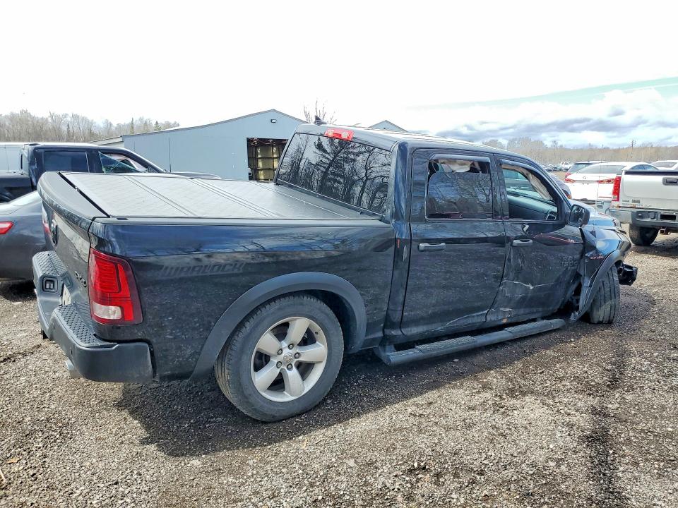2021 Ram 1500 VIN 1C6RR7LT9MS593726 COPART salvage auction — FRONT END, ON - PERMIT IRREPAIRABLE, sold $3,250 on 2026-07-09 (photo 3)