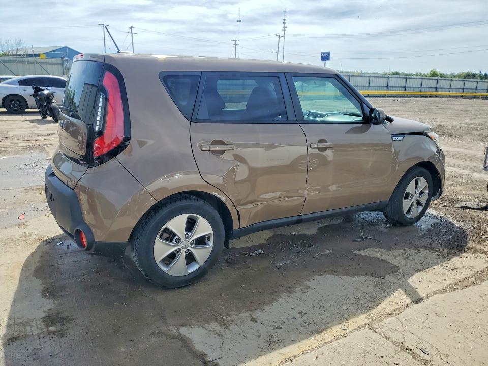 2016 Kia Soul VIN KNDJN2A26G7267811 COPART salvage auction — FRONT END, Ky - Certificate Of Title, sold $750 on 2026-07-22 (photo 3)