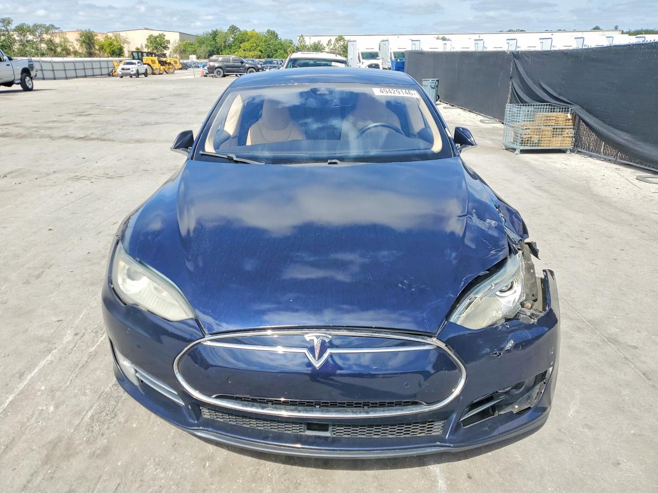 2015 Tesla Model S VIN 5YJSA1H23FFP77364 COPART salvage auction — Front End, FL - CERT OF TITLE SLVG REBUILDABLE, sold $2,100 on 2026-06-23 (photo 5)
