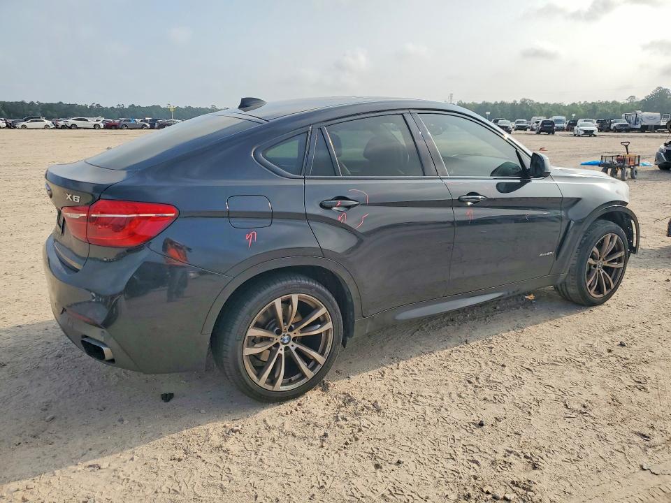 2016 BMW X6 VIN 5UXKU6C57G0R33829 COPART salvage auction — FRONT END, Tx - Salvage Vehicle Title, sold $5,300 on 2026-07-24 (photo 3)