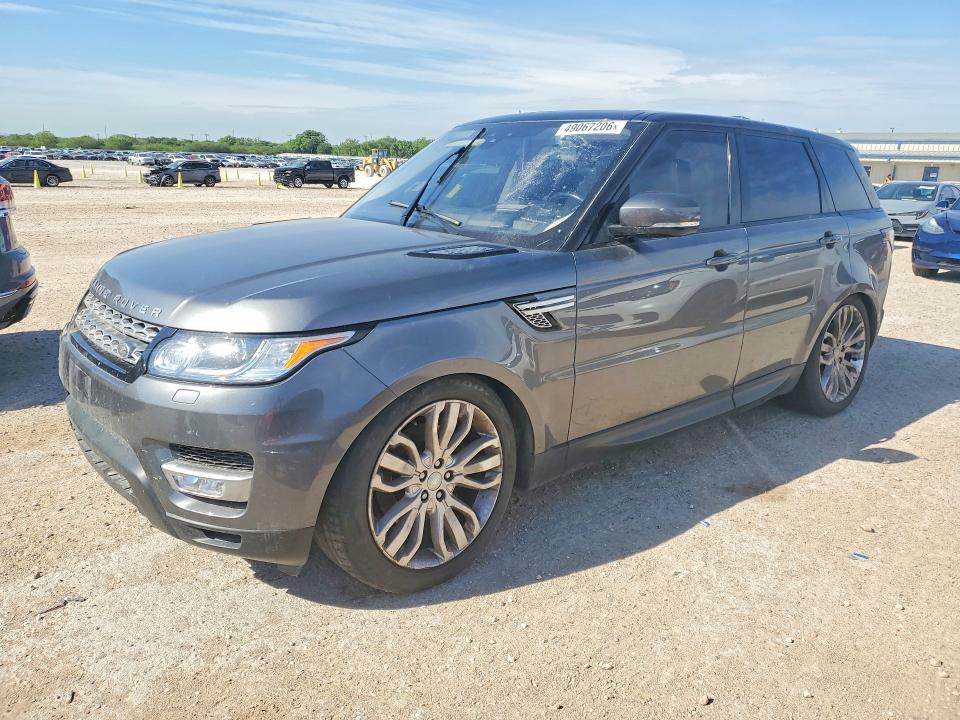 2017 Land rover Range rover sport VIN SALWR2FK0HA668674 COPART salvage auction — FRONT END, Tx - Certificate Of Title (P), sold $6,200 on 2026-07-09 (photo 1)