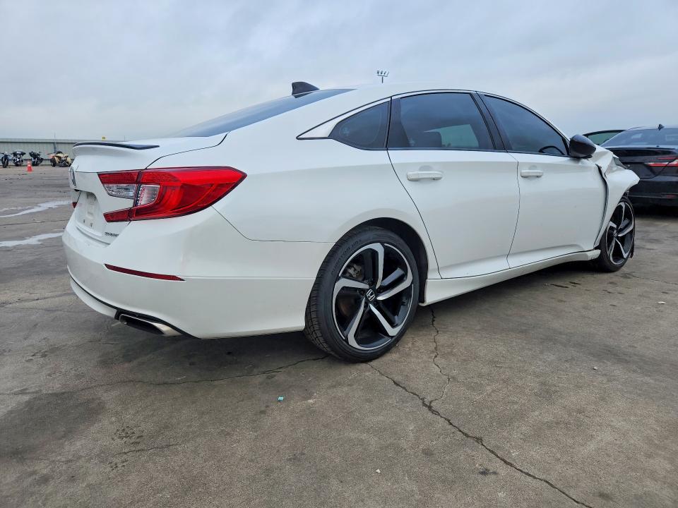 2022 Honda Accord VIN 1HGCV1F38NA037743 COPART salvage auction — FRONT END, Tx - Salvage Vehicle Title, sold $3,600 on 2026-07-02 (photo 3)