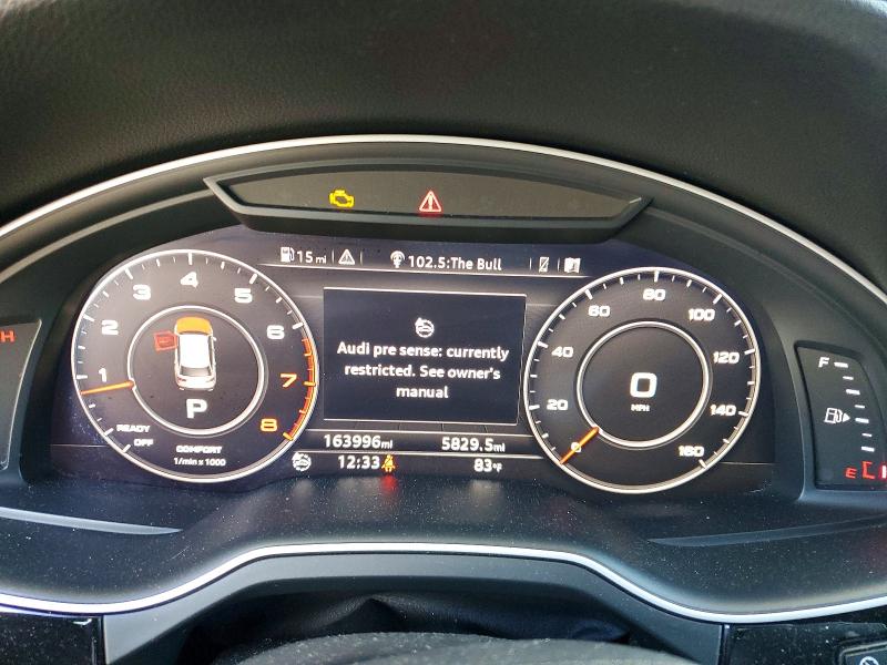 2017 Audi Q7 VIN WA1LAAF72HD013366 COPART salvage auction — MINOR DENT/SCRATCHES, Al - Certificate Of Title (P), sold $7,100 on 2026-07-07 (photo 9)