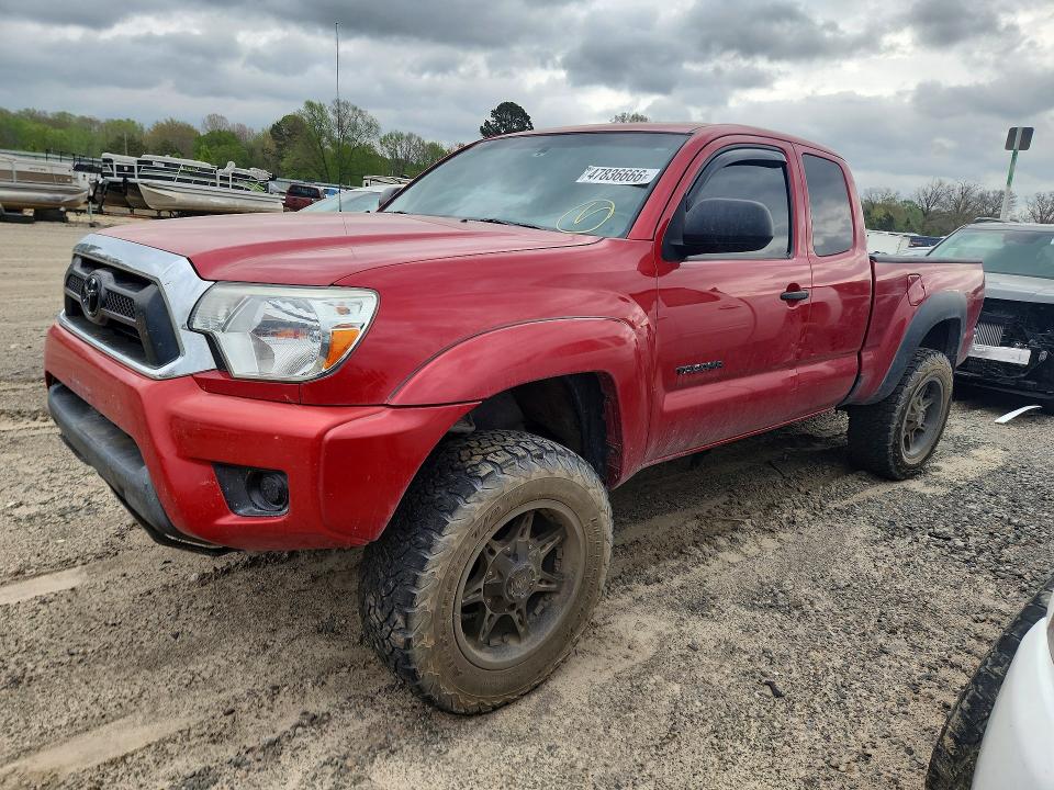 2014 Toyota Tacoma VIN 5TFUX4EN9EX026555 COPART salvage auction — UNDERCARRIAGE, AR - CERT OF TITLE-SALVAGE, sold $7,500 on 2026-07-13 (photo 1)