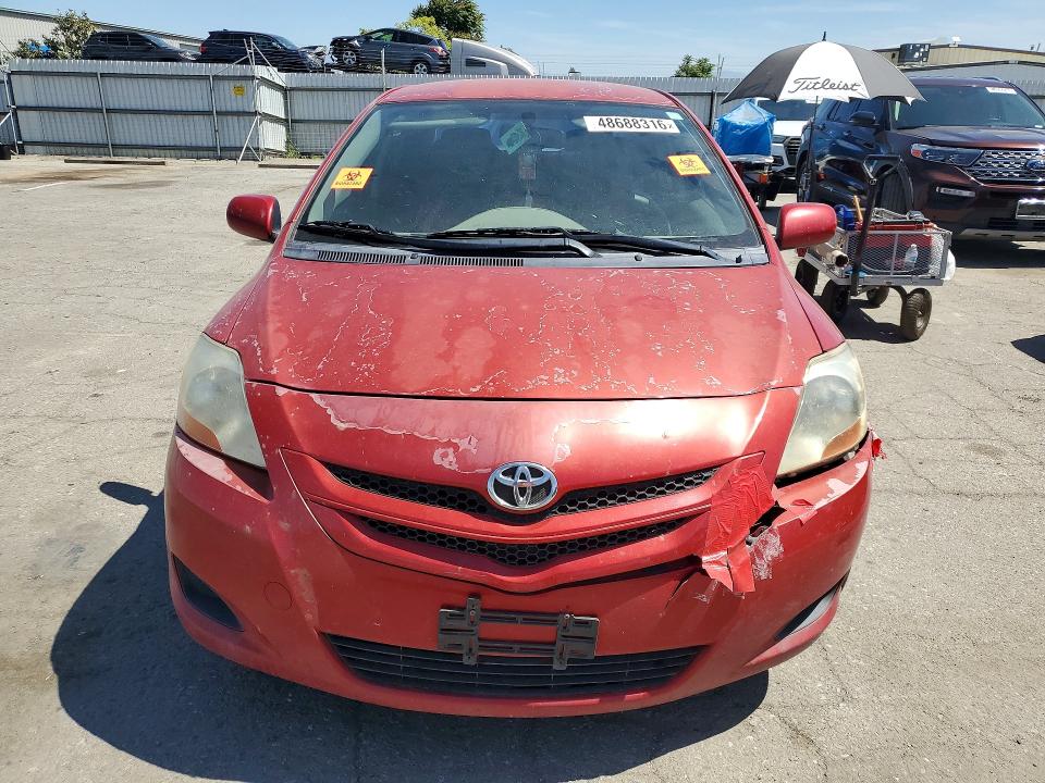 2008 Toyota Yaris VIN JTDBT923681211947 COPART salvage auction — FRONT END, Ca - App For Dup Clean Or Ac, sold $600 on 2026-07-31 (photo 5)