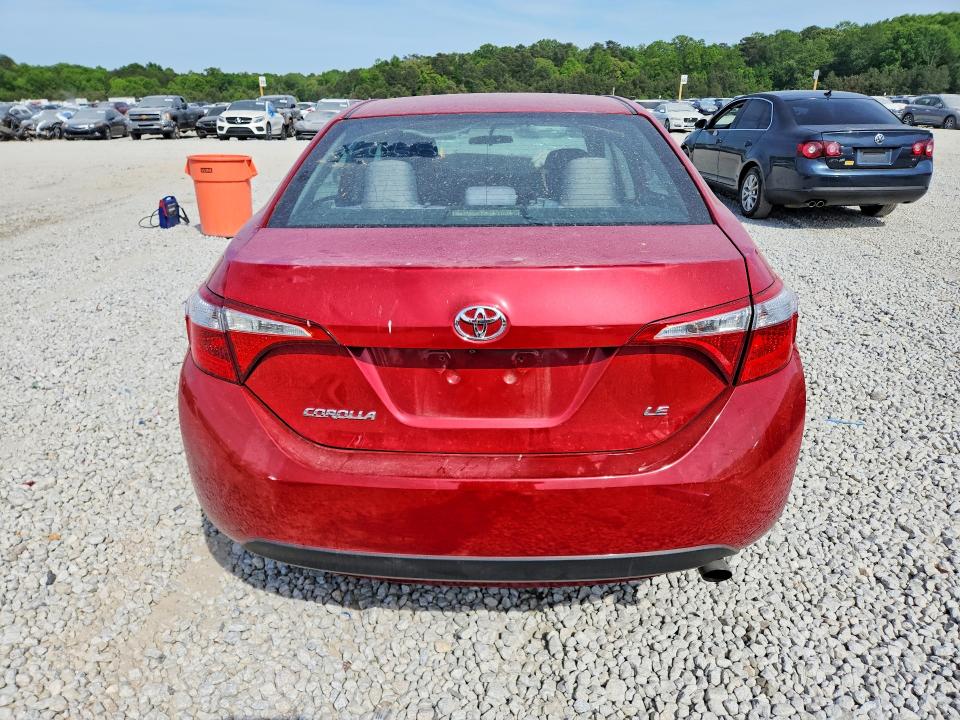 2014 Toyota Corolla VIN 5YFBURHEXEP092068 COPART salvage auction — FRONT END, Ga - Cert Of Title-Salvage, sold $775 on 2026-07-28 (photo 6)