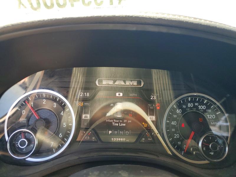 2022 Ram 1500 VIN 1C6RREJT2NN169473 COPART salvage auction — FRONT END, Tx - Salvage Vehicle Title, sold $7,500 on 2026-07-09 (photo 9)