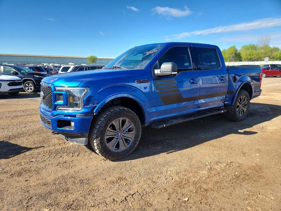 2018 Ford F-150 VIN 1FTEW1EP7JFB54803 COPART salvage auction — SIDE, Mi - Certificate Of Title, sold $8,200 on 2026-07-29 (photo 1)