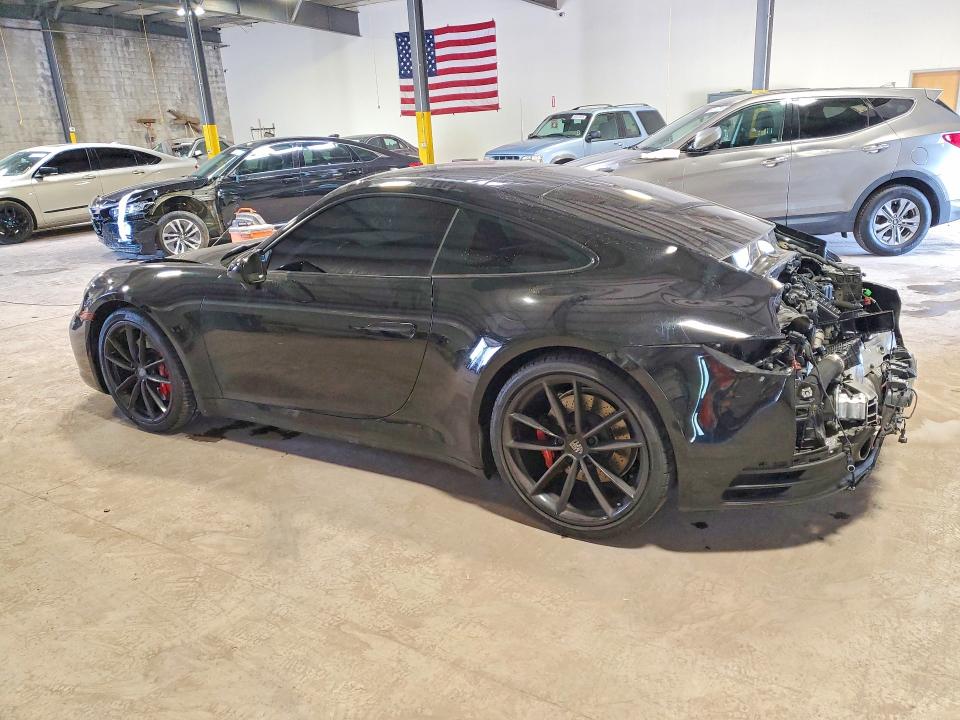 2020 Porsche 911 VIN WP0AB2A9XLS227857 COPART salvage auction — REAR END, De - Salvage Certificate, sold $27,000 on 2026-07-29 (photo 2)