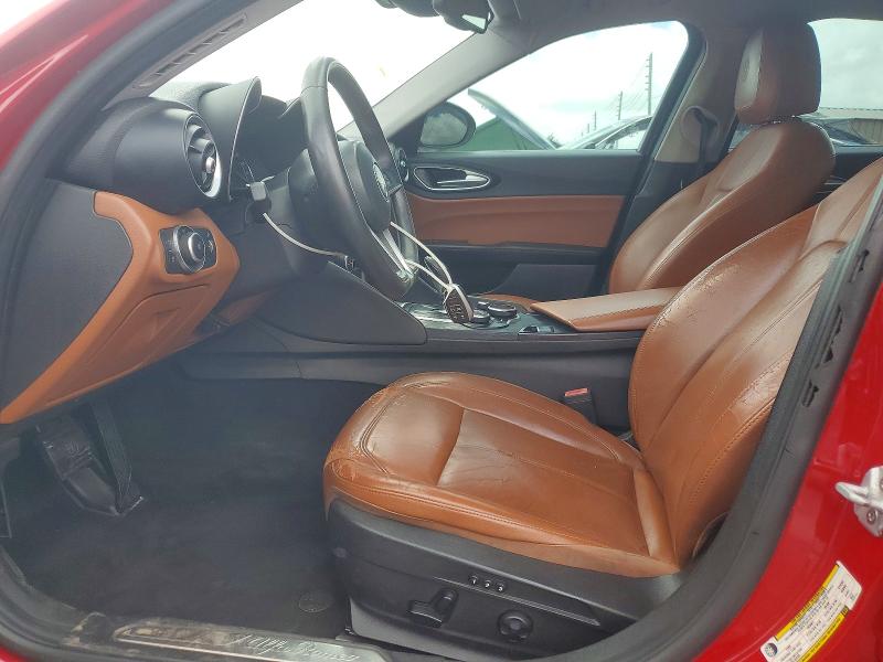 2019 Alfa romeo Giulia VIN ZARFAMAN4K7599798 COPART salvage auction — FRONT END, Fl - Certificate Of Title (P), sold $7,400 on 2026-07-29 (photo 7)
