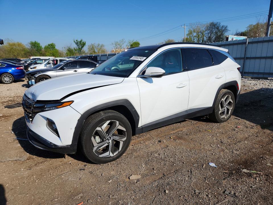 2022 Hyundai Tucson VIN 5NMJECAE3NH157806 COPART salvage auction — FRONT END, IL - SALVAGE CERTIFICATE, sold $9,200 on 2026-07-10 (photo 1)