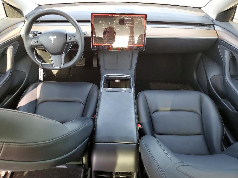 2023 Tesla Model 3 VIN 5YJ3E1EB2PF678193 COPART salvage auction — REAR END, Salvage Title, sold $9,600 on 2026-07-30 (photo 8)