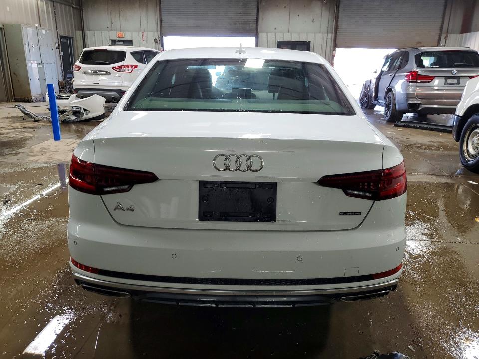 2019 Audi A4 VIN WAUENAF48KN006235 COPART salvage auction — SIDE, IL - SALVAGE CERTIFICATE, sold $6,200 on 2026-07-07 (photo 6)