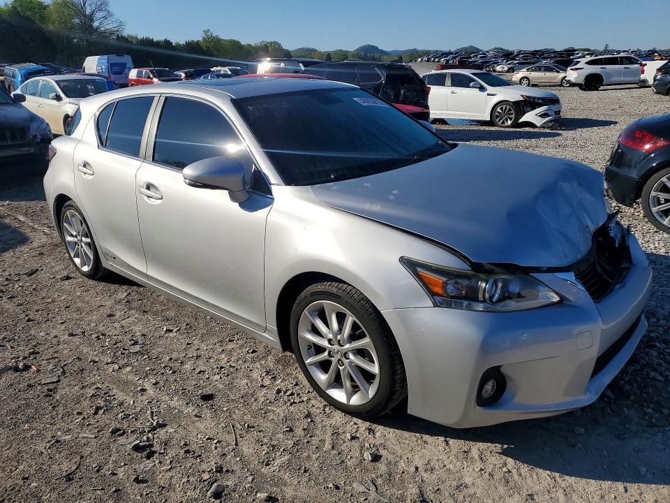 2012 Lexus Ct VIN JTHKD5BH7C2111472 COPART salvage auction — FRONT END, Tn - Salvage Certificate, sold $675 on 2026-07-30 (photo 4)
