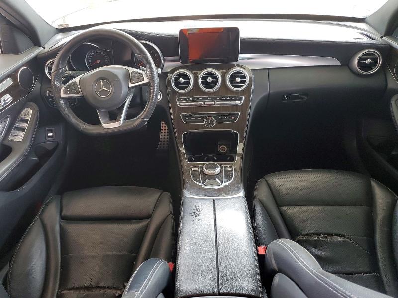 2017 Mercedes-benz C-klasse VIN 55SWF4JB5HU222299 COPART salvage auction — FRONT END, Fl - Cert Of Title Slvg Rebuildable, sold $3,050 on 2026-07-28 (photo 8)