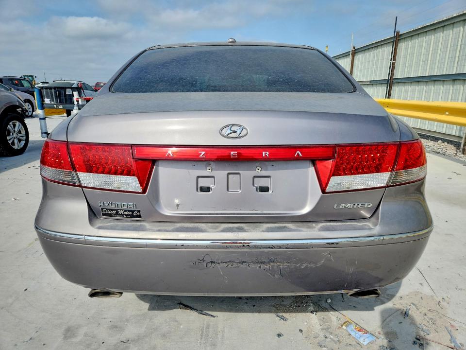 2008 Hyundai Azera VIN KMHFC46F88A254416 COPART salvage auction — REAR END, Tx - Certificate Of Title, sold $625 on 2026-07-14 (photo 6)