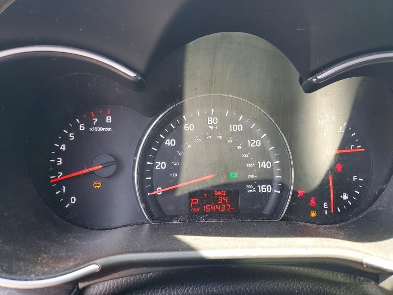 2015 Kia Sorento VIN 5XYKT4A62FG655810 COPART salvage auction — FRONT END, Ia - Cert Of Title-Salvage Title, sold $925 on 2026-07-17 (photo 9)