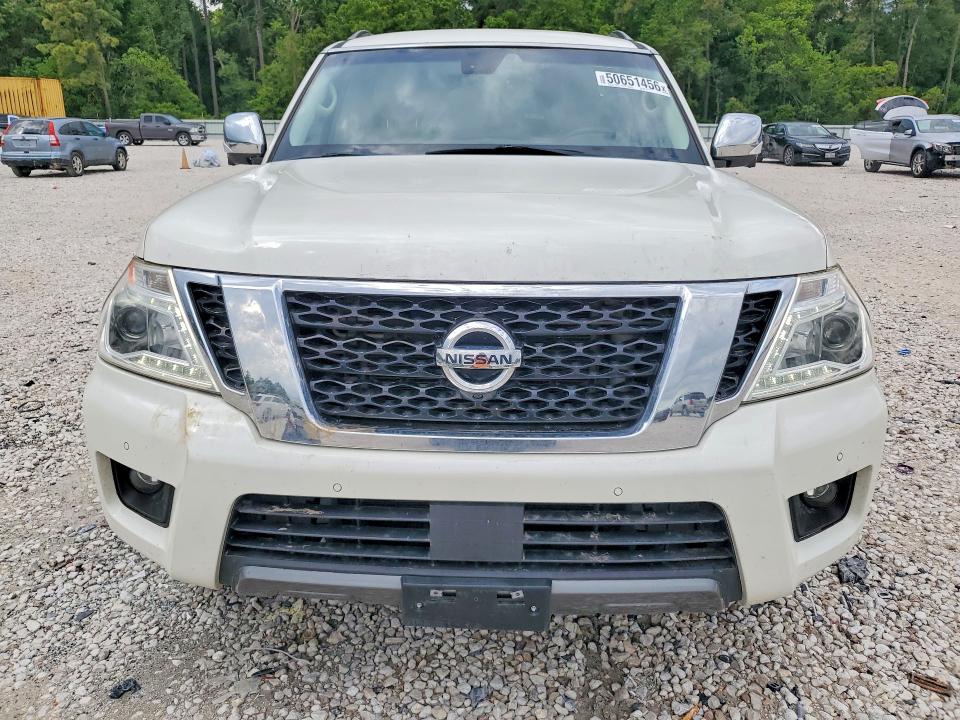 2017 Nissan Armada VIN JN8AY2NF5H9304071 COPART salvage auction — REAR END, Tx - Cert Of Title-Rebuilt Salvage, sold $6,700 on 2026-07-07 (photo 5)