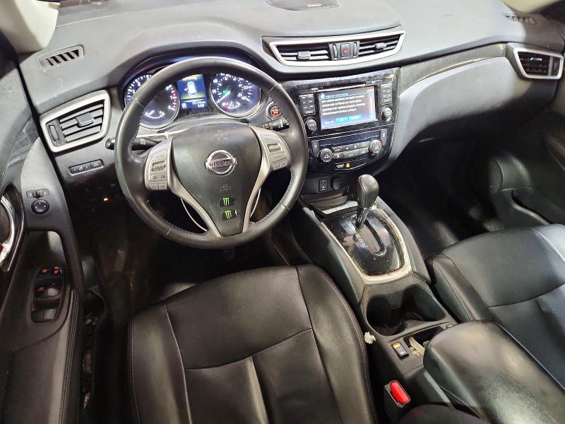 2016 Nissan Rogue VIN 5N1AT2MVXGC833659 COPART salvage auction — FRONT END, Pa - Certificate Of Salvage, sold $1,550 on 2026-07-02 (photo 8)