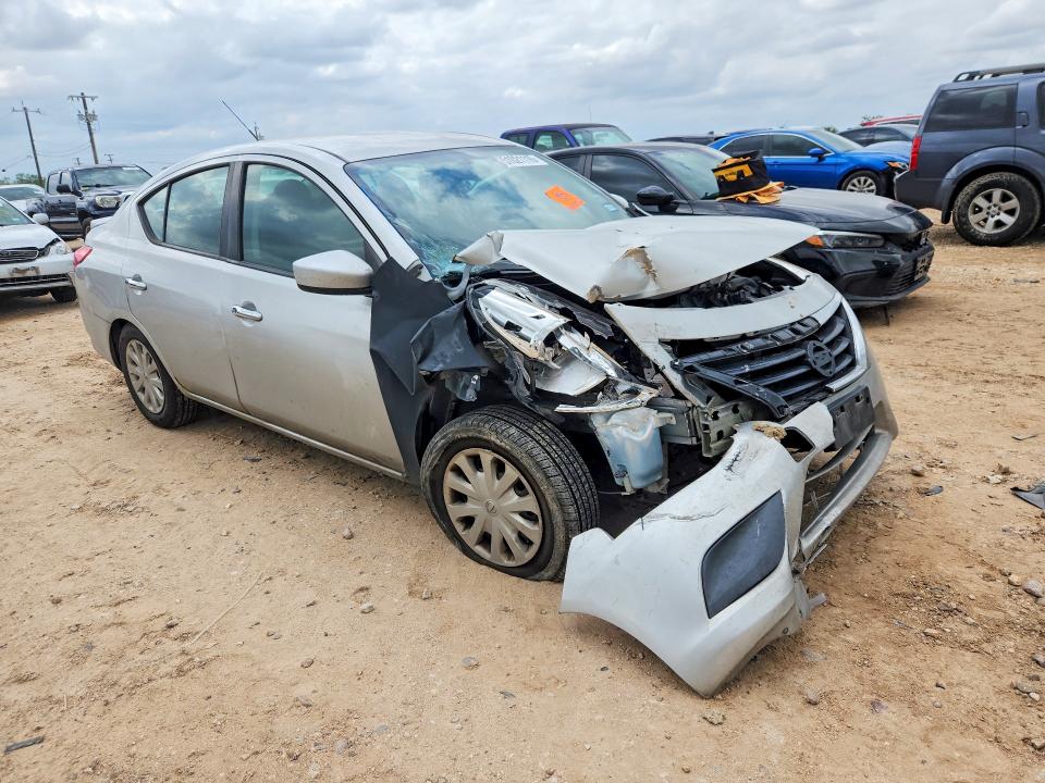 2019 Nissan Versa VIN 3N1CN7AP7KL874907 COPART salvage auction — FRONT END, Tx - Salvage Vehicle Title, sold $200 on 2026-07-23 (photo 4)