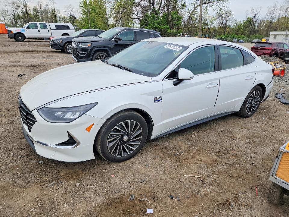 2022 Hyundai Sonata VIN KMHL34JJ1NA047439 COPART salvage auction — REAR END, Md - Cert Of Salvage > 75% Damage, sold $3,200 on 2026-07-28 (photo 1)