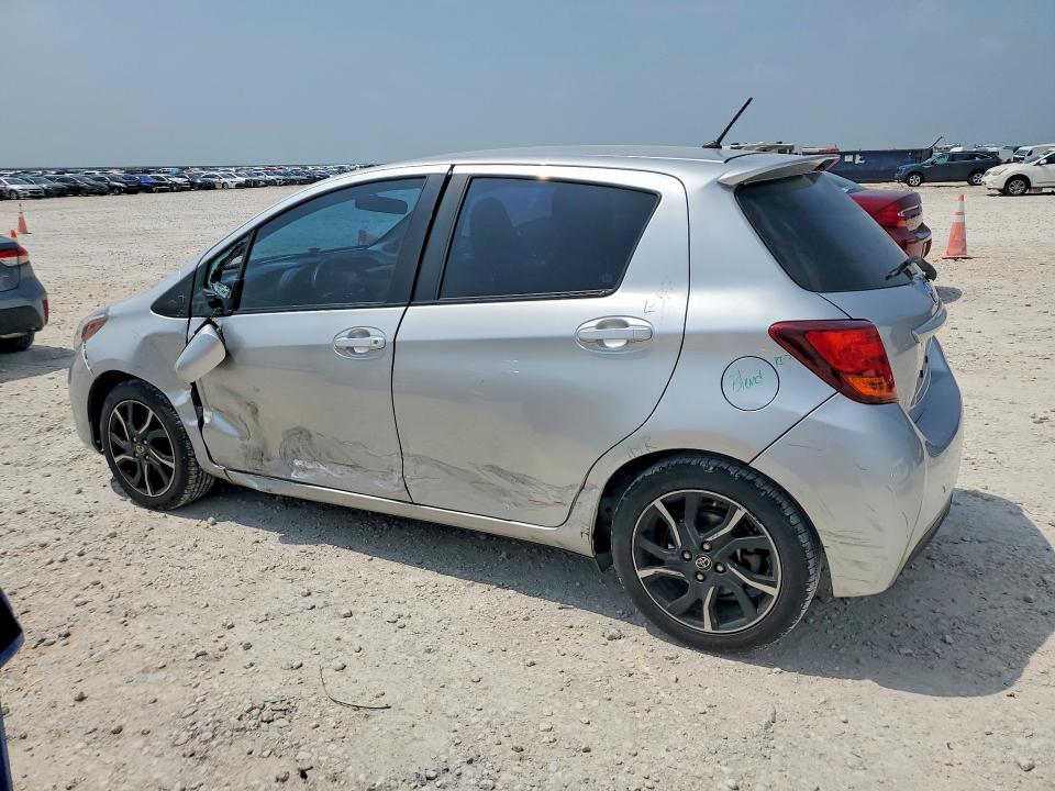 2016 Toyota Yaris VIN VNKKTUD31GA066726 COPART salvage auction — SIDE, Tx - Salvage Vehicle Title, sold $925 on 2026-07-09 (photo 2)