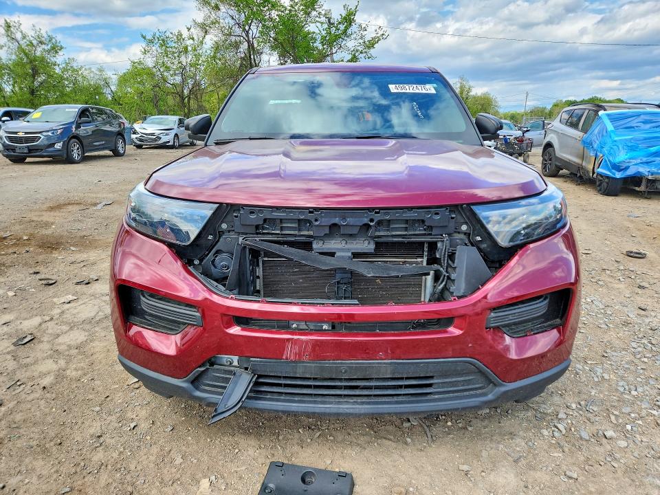 2023 Ford Explorer VIN 1FM5K8AB2PGA63340 COPART salvage auction — REAR END, Md - Certificate Of Title (P), sold $8,600 on 2026-07-02 (photo 5)