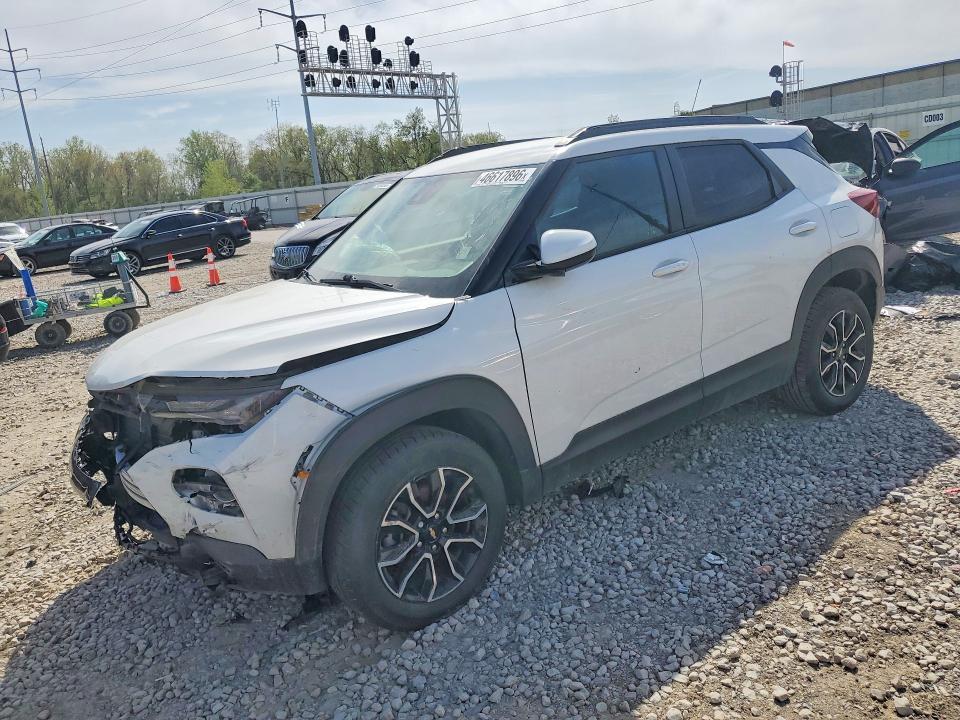 2021 Chevrolet Trailblazer VIN KL79MSSL1MB055014 COPART salvage auction — FRONT END, Mi - Scrap Certificate Of Title, sold $1,900 on 2026-07-10 (photo 1)