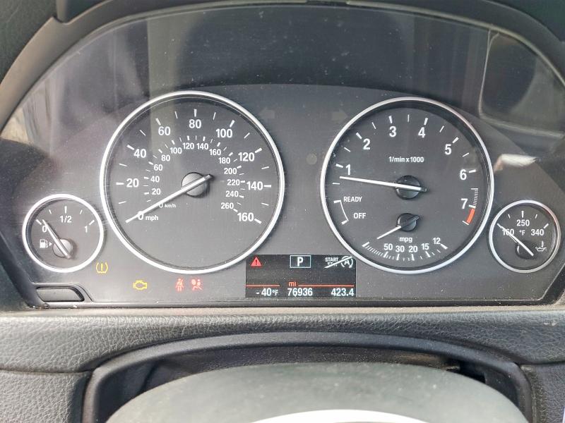 2014 BMW 3 series VIN WBA3C1G56ENR50026 COPART salvage auction — SIDE, Ca - Salvage Certificate, sold $15 on 2026-07-30 (photo 9)