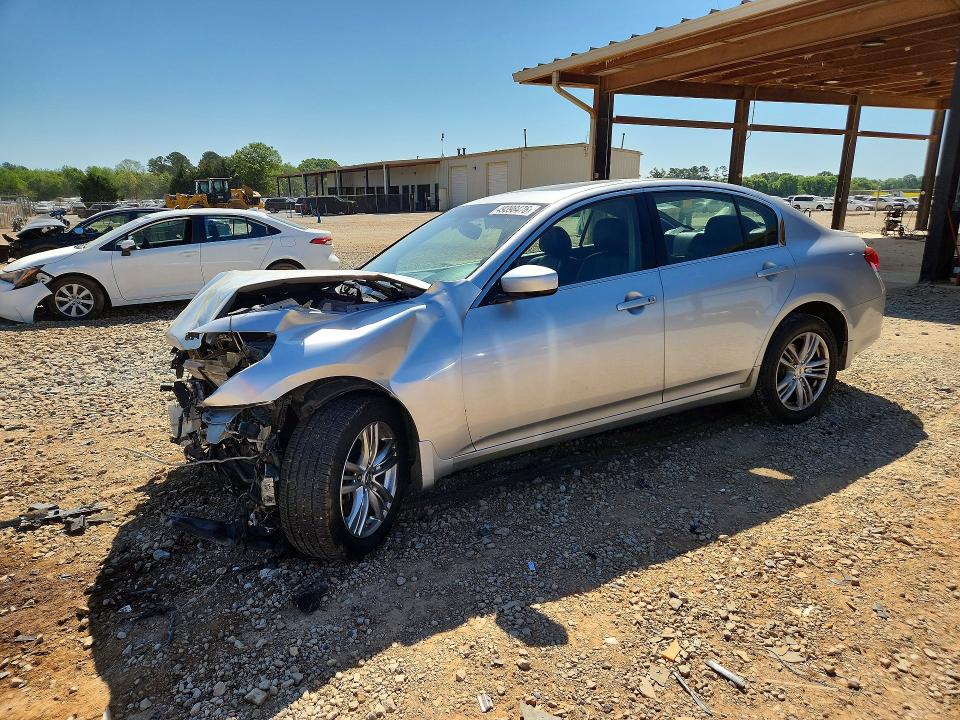 2010 Infiniti G VIN JN1CV6AR8AM459708 COPART salvage auction — FRONT END, Al - Cert Of Title-Salvage Title, sold $200 on 2026-07-15 (photo 1)