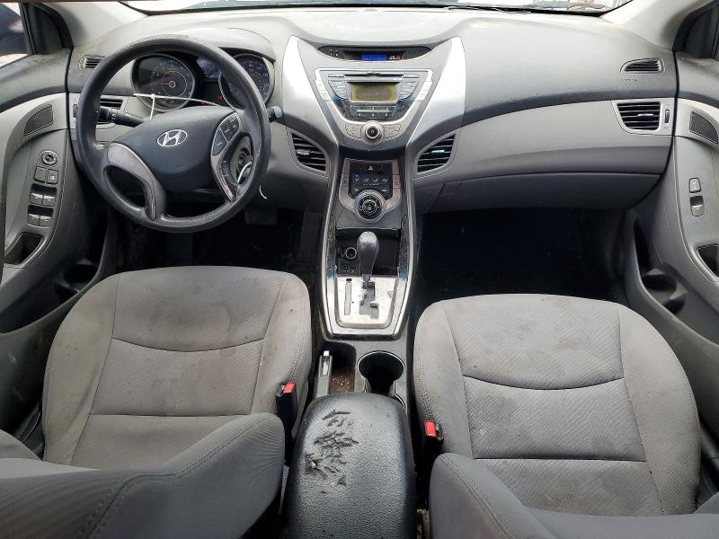 2013 Hyundai Elantra VIN KMHDH4AE5DU523844 COPART salvage auction — REAR END, La - Cert Of Title-Salvage, sold $625 on 2026-07-14 (photo 8)