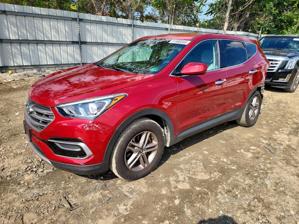 2017 Hyundai VIN 5XYZT3LB5HG435907 COPART salvage auction — REAR END, Va - Cert Of Title - Salvage, sold $2,300 on 2026-07-28 (photo 1)