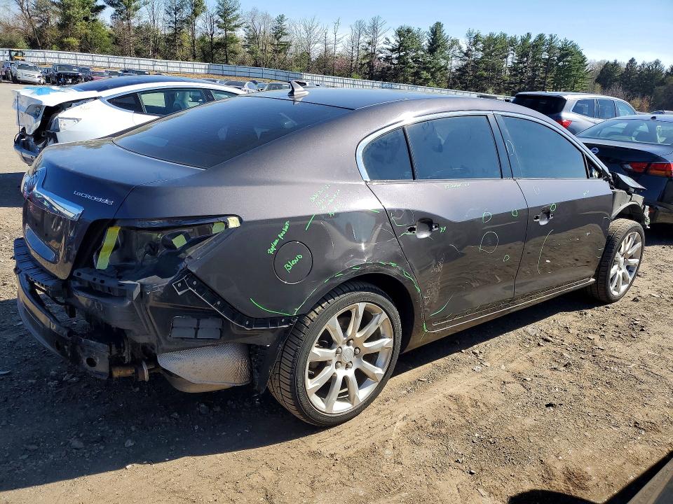 2013 Buick Lacrosse VIN 1G4GJ5E32DF204776 COPART salvage auction — FRONT END, Md - Cert Of Salvage > 75% Damage, sold $625 on 2026-07-27 (photo 3)