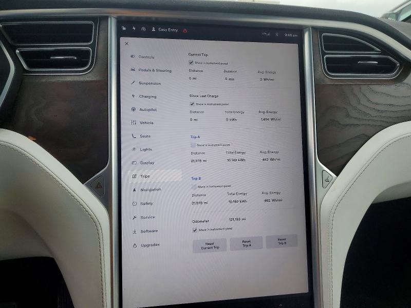 2016 Tesla Model x VIN 5YJXCBE23GF004759 COPART salvage auction — FRONT END, Salvage Title, sold $4,450 on 2026-07-21 (photo 9)